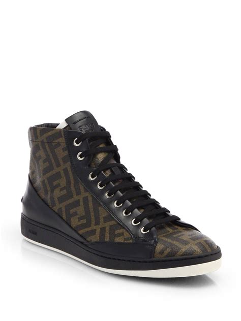 fendi zucca print sneakers|Fendi zucca ff sneakers.